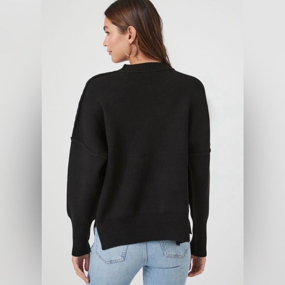 Ribbed drop sleeve sweater READ DESCRIPTION - Picture 4 of 10